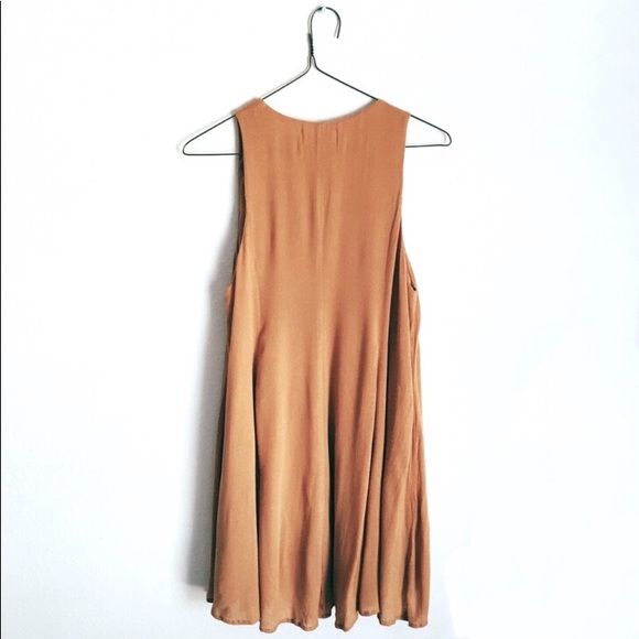 HIPPIE LOVE Rust Mustard Yellow Dress - Picture 6 of 6